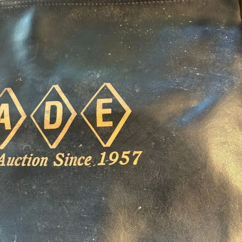 PADE Auction Large Vinyl Zipper Bag